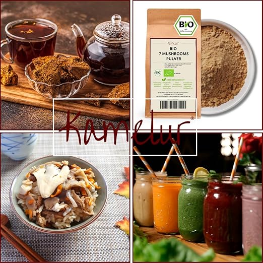 7 Mushrooms - Svampe Pulver 250g Pilzmischung