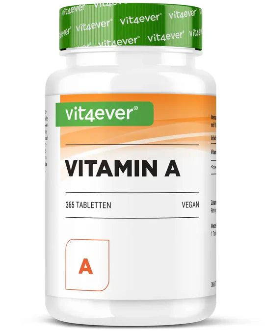 A Vitamin, retinaylacetat, 10.000 I.E. (3000 MG) - 240 eller 365 tabletter