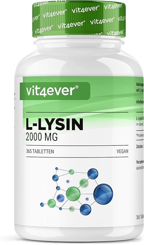 L-Lysin 2000 - 365 tabletter - 1000 mg