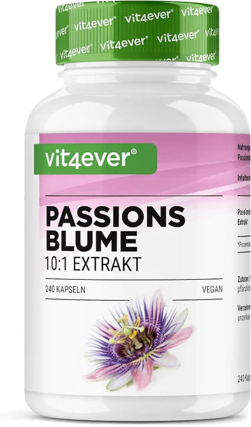 Passionsblomst Ekstrakt 550 mg, 240 kapsler