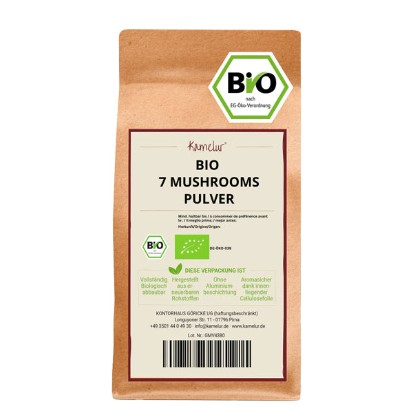 7 Mushrooms - Svampe Pulver 250g Pilzmischung