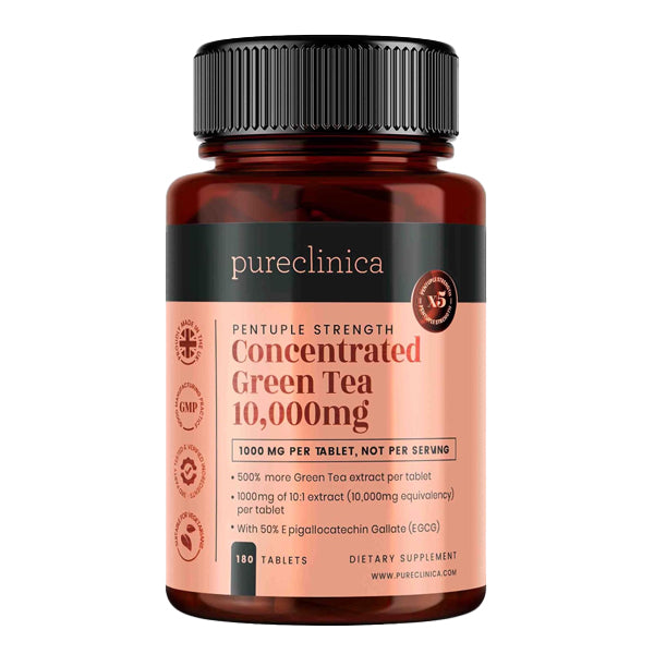Meget effektiv grøn te 10.000 mg x 180 tabletter (KUN EN BØTTE PR. ORDRE)