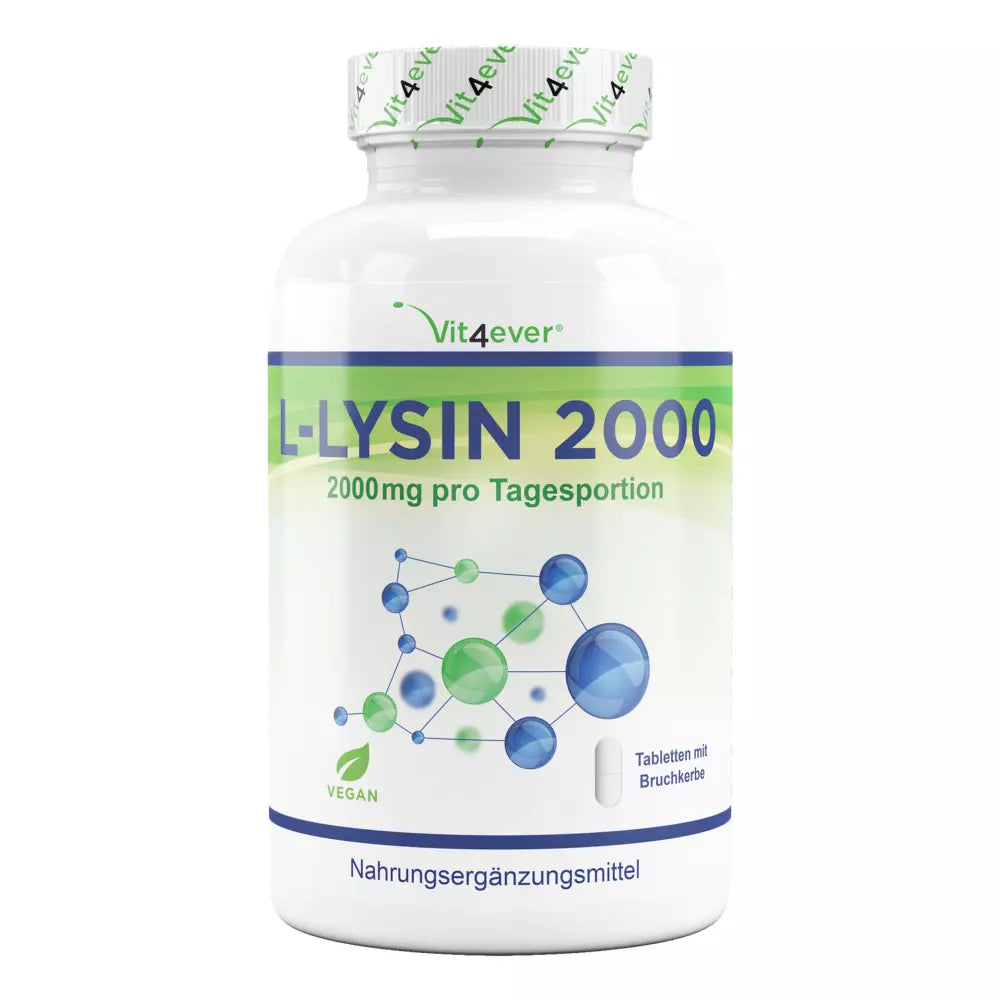 L-Lysin 2000 - 365 tabletter - 1000 mg