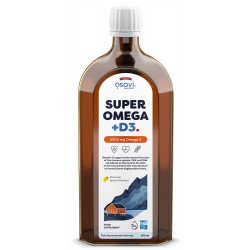 Super Omega +D3, 2900 Mg, Naturlig Citronsmag - 500 ml.