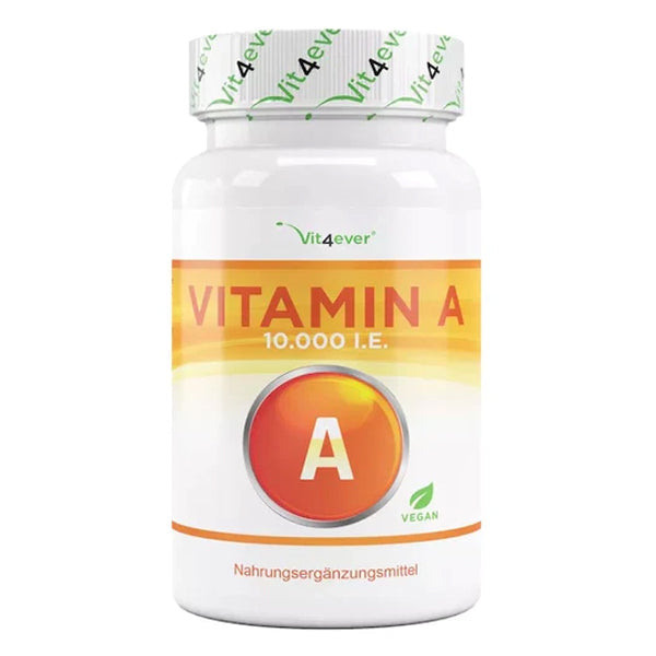 A Vitamin, retinaylacetat, 10.000 I.E. (3000 MG) - 240 eller 365 tabletter
