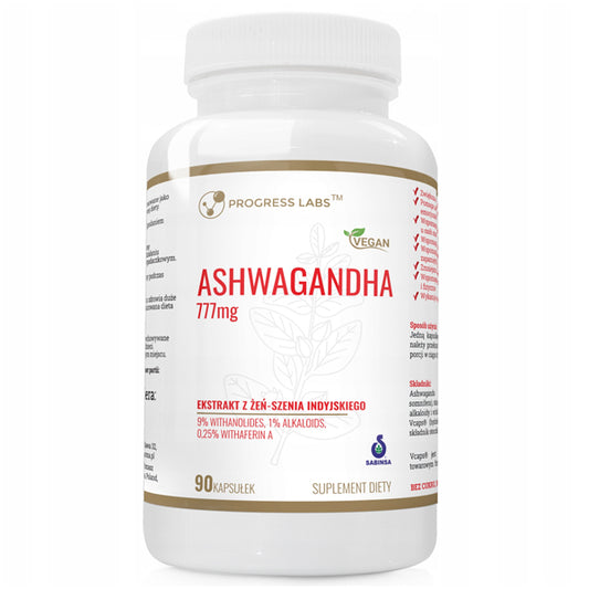 Ashwagandha-ekstrakt 777MG 9% Vitanolid 90 capsules