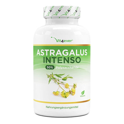 Astragalus Intenso-ekstrakt - 700 mg (50% polysakkarider) - 180 kapsler fra Vit4ever