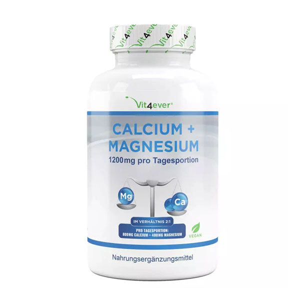 Calcium + magnesium - 2: 1 forhold - 365 tabletter