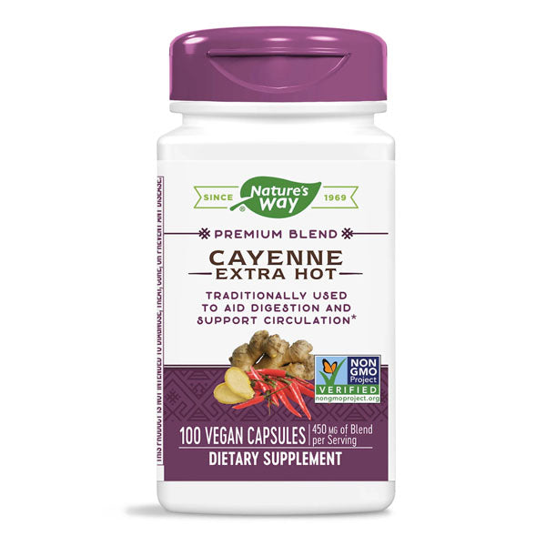 Cayenne Extra Hot 450 mg 100 Vegan Cap.