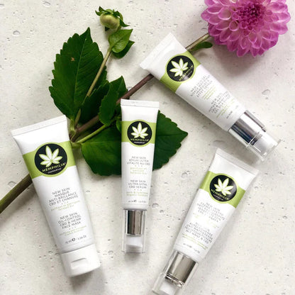 Dybderensende og Udglattende Serum med CBD og Hamp, NEW SKIN, Økologisk