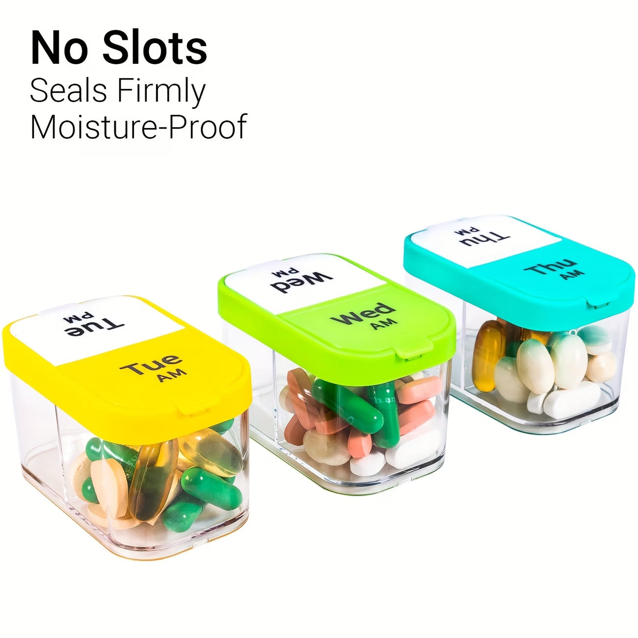 Ekstra Stor Ugentlig Pilleorganisator - XL Daglig Pillekasse (Se video)