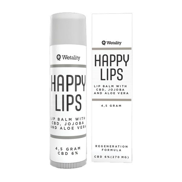 Wetality Happy Lips Balm Ny formel med 6% CBD