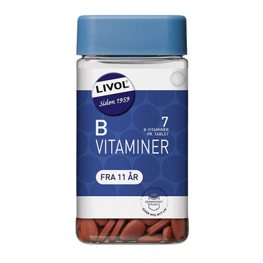 B vitaminer 280 tab. Livol