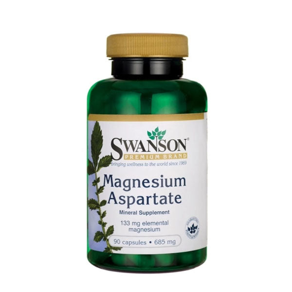 Magnesium Aspartate 90 Capsules * 685 mg.