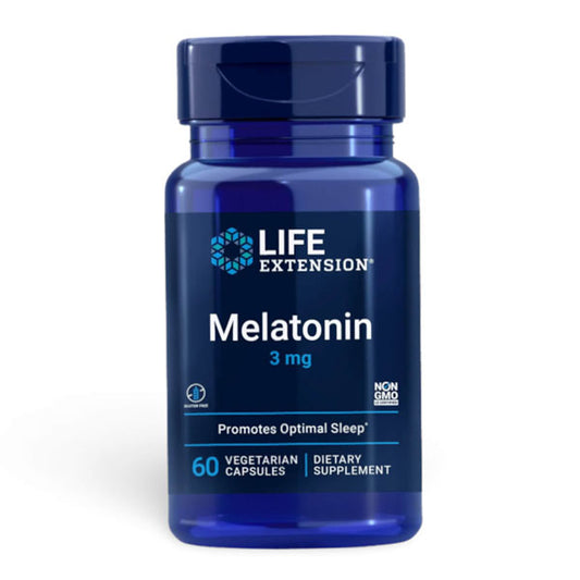 Melatonin, 3 mg, 60 vegetarian capsules