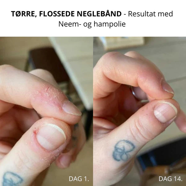 Neem- og Hampolie til krop og ansigt, Økologisk