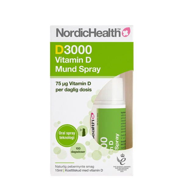 Vitamin D3, 3000iu oral spray - 15ml.