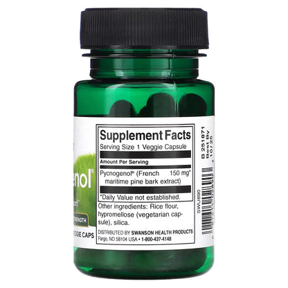 Pycnogenol, Super Strength, 150 mg, 30 Veggie Caps - Swanson