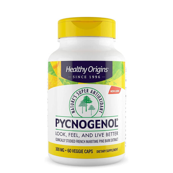 Healthy Origins Pycnogenol 100 mg 60 Veggie Capsules