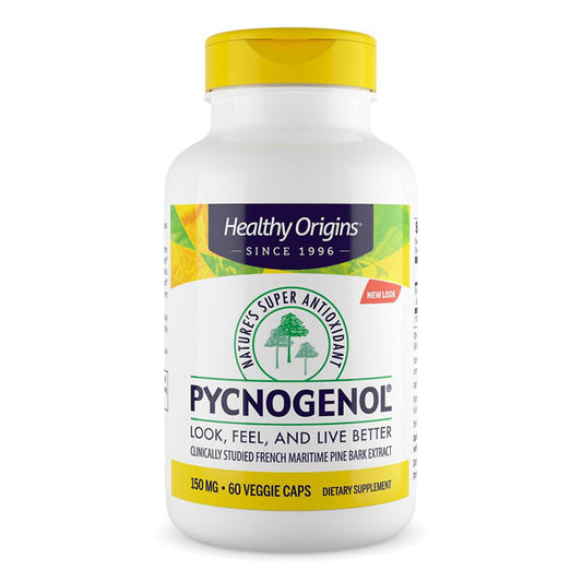 Healthy Origins Pycnogenol 150 mg 60 Veggie Capsules