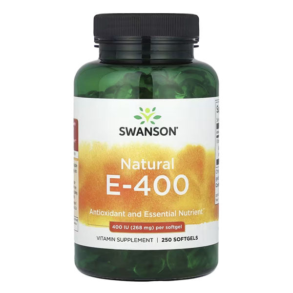 Vitamin E - Natural 400 iu 250 softgels ( AS-D- ALPHA TOCOPHERYL ACETATE )