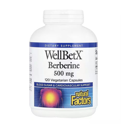 Natural Factors, WellBetX, Berberine, 500 mg